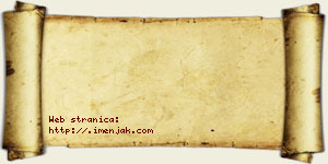 Hana Ivanić vizit kartica